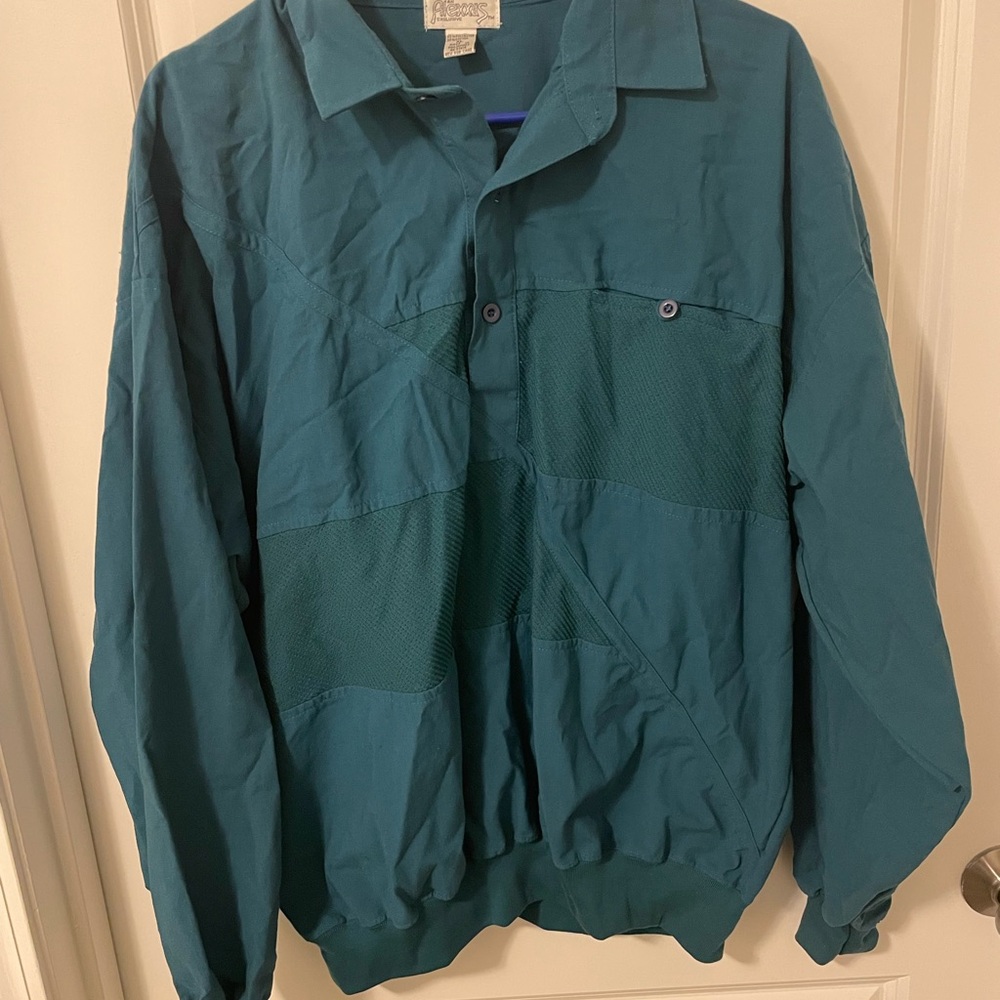 Alexis Men's Deep Teal Windbreaker